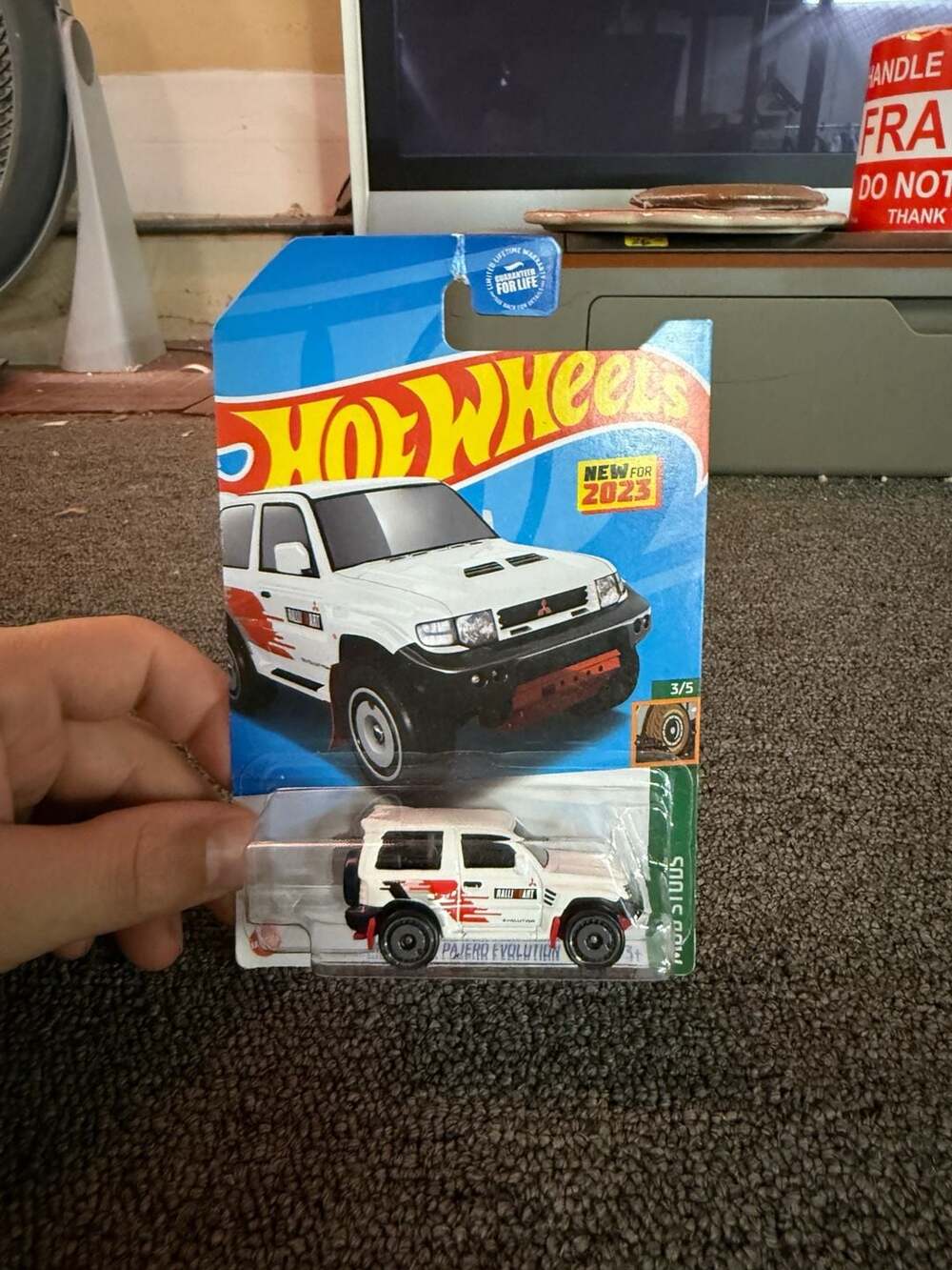 Hot Wheels New For 2023 Mud Studs Series #175 Mitsubishi Pajero Evolution White